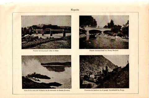 LAMINA V07068: Puentes internacionales en España
