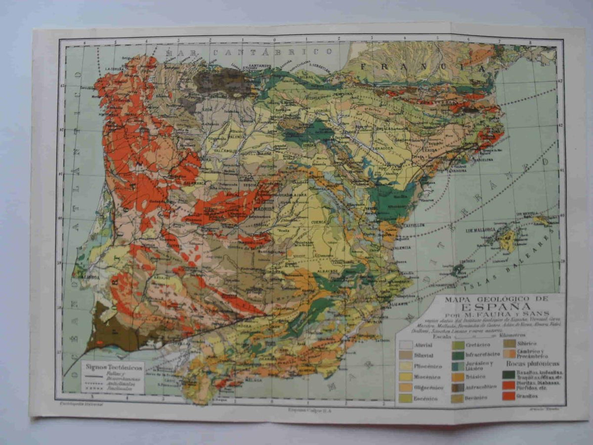 LAMINA V07066: Mapa politico de España