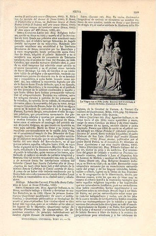 LAMINA V07032: Escultura la Virgen con el Niño Jesus por Jacobo de Siena