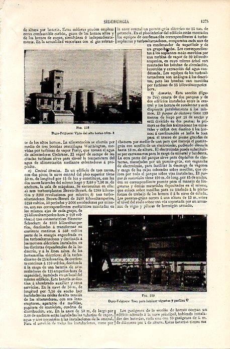 LAMINA V06999: Duro Felguera alto horno numero 3