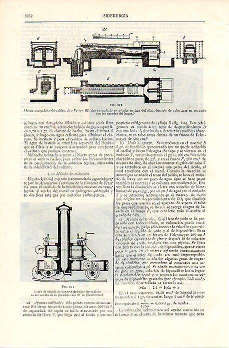 LAMINA V06986: Horno automatico de caldeo tipo Peiner