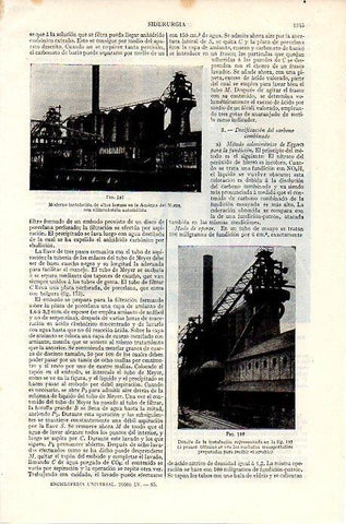 LAMINA V06984: Altos hornos en America del Norte