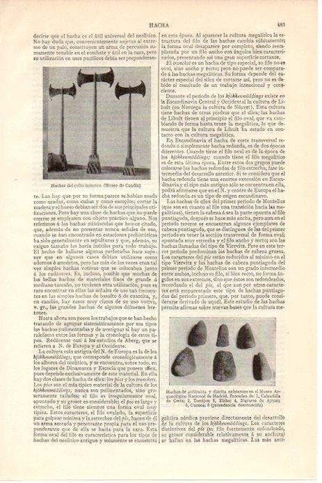 LAMINA V08504: Hachas minoicas
