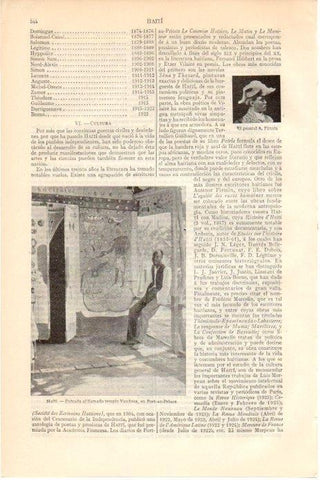LAMINA V08516: Templo Vaudoux en Haiti