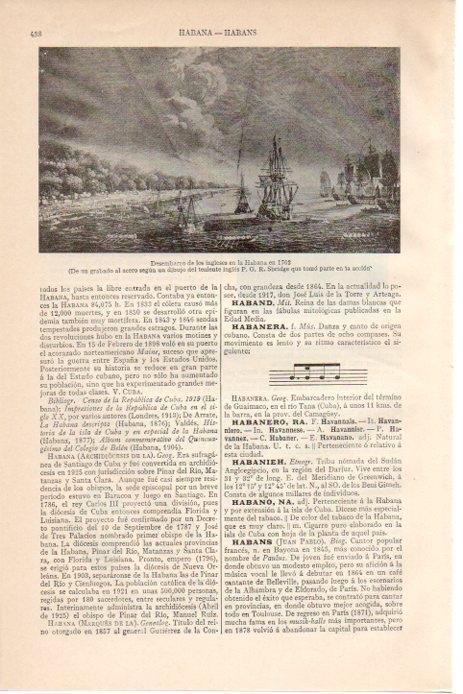 LAMINA V08500: Desembarco de los ingleses en La Habana en 1762