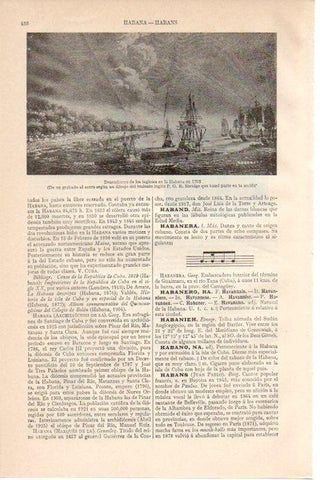 LAMINA V08500: Desembarco de los ingleses en La Habana en 1762