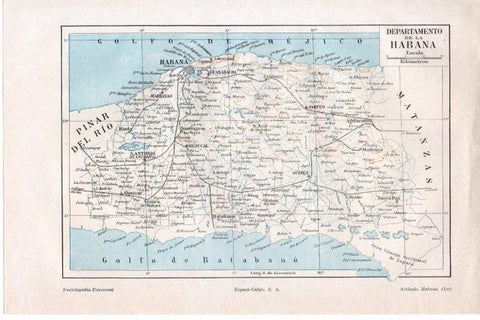 LAMINA V08492: Mapa de La Habana