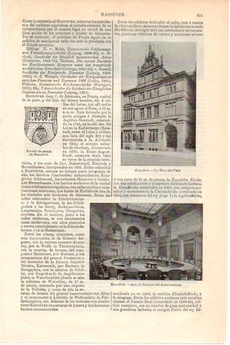 LAMINA V08540: Sala de sesiones del Ayuntamiento de Hannover