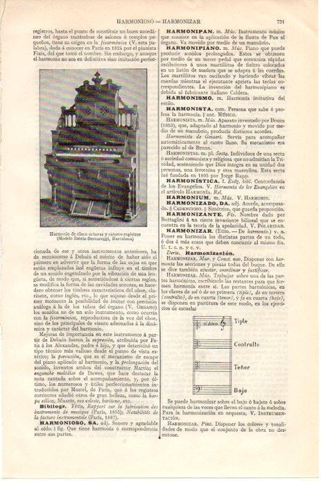 LAMINA V08547: Harmonio de cinco octavas