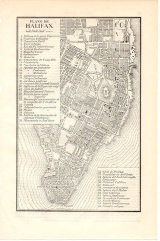 LAMINA V08522: Plano de Halifax