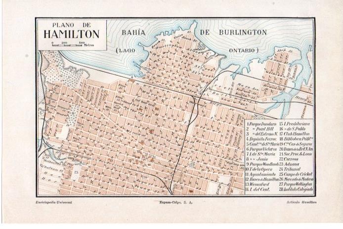 LAMINA V08534: Plano de Hamilton