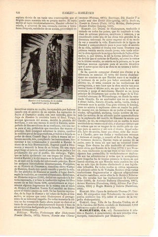 LAMINA V08535: Hamlet y el fanasma de su padre, por J. Konupek