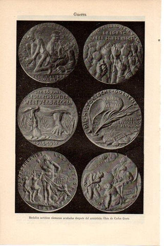 LAMINA V08444: Medallas satiricas alemanas