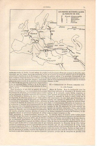 LAMINA V08415: Los frentes de Europa y Asia en 1916