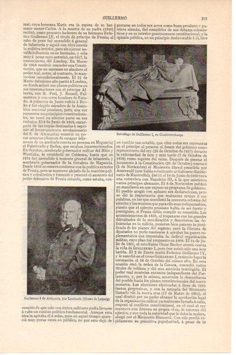 LAMINA V08462: Sarcofago de Guillermo I