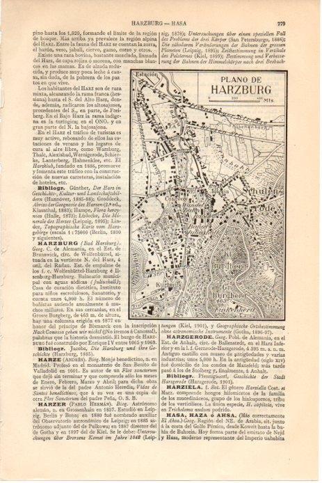 LAMINA V08558: Plano de Harzburg