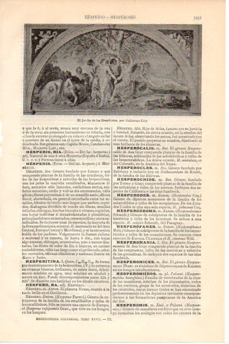 LAMINA V08651: E Jardin de las Hesperides, por Guillermo Etty