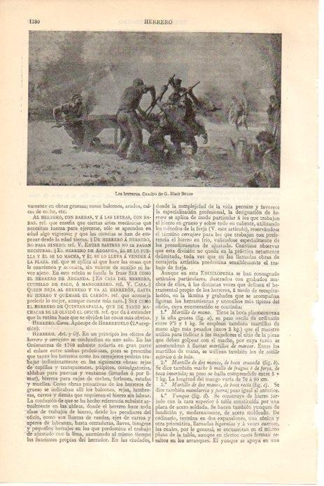LAMINA V08644: Los herreros, por Blair Bruce
