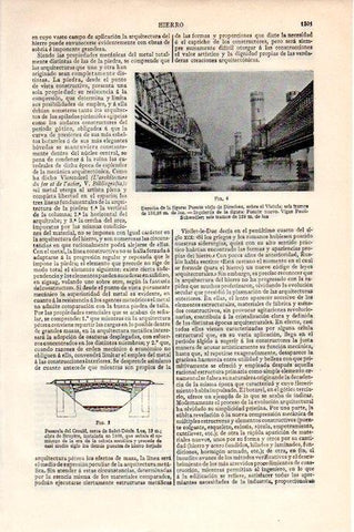 LAMINA V08666: Puente viejo de Dirschau