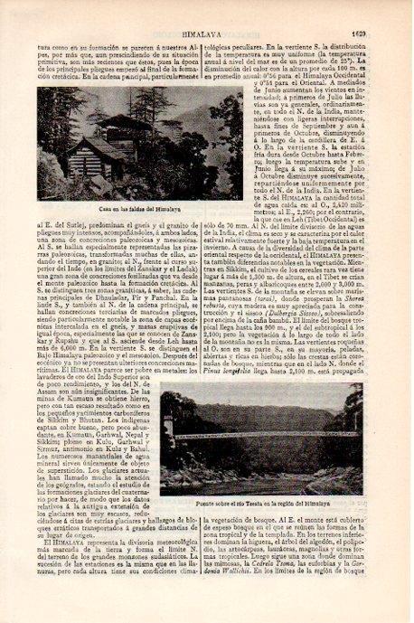 LAMINA V08688: Puente sobre el rio Teesta