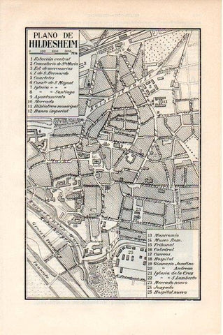 LAMINA V08686: Plano de Hildesheim