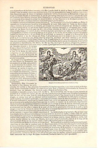 LAMINA V08629: Insignia de la Hermandad de la Caridad y Paz