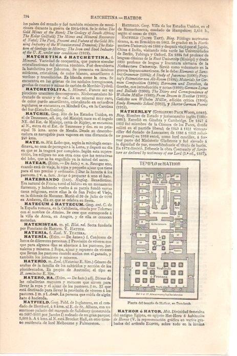 LAMINA V08561: Planta del templo de Hathor