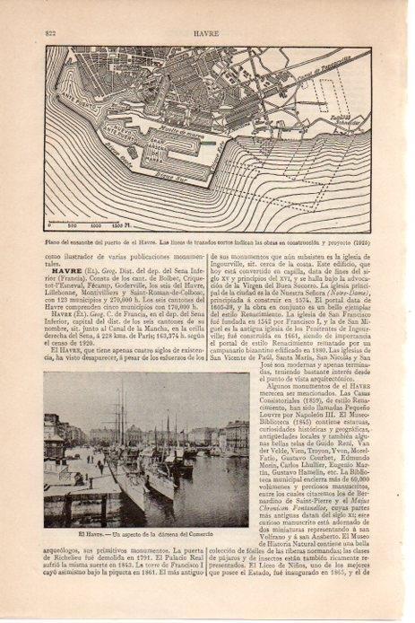 LAMINA V08567: Puerto de El Havre