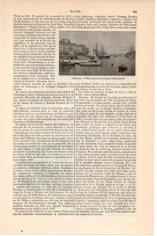 LAMINA V08568: Darsena del Comercio de El Havre