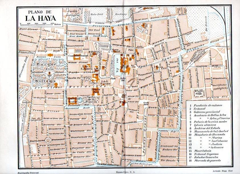 LAMINA V08572: Plano de La Haya
