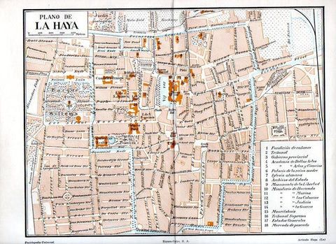 LAMINA V08572: Plano de La Haya