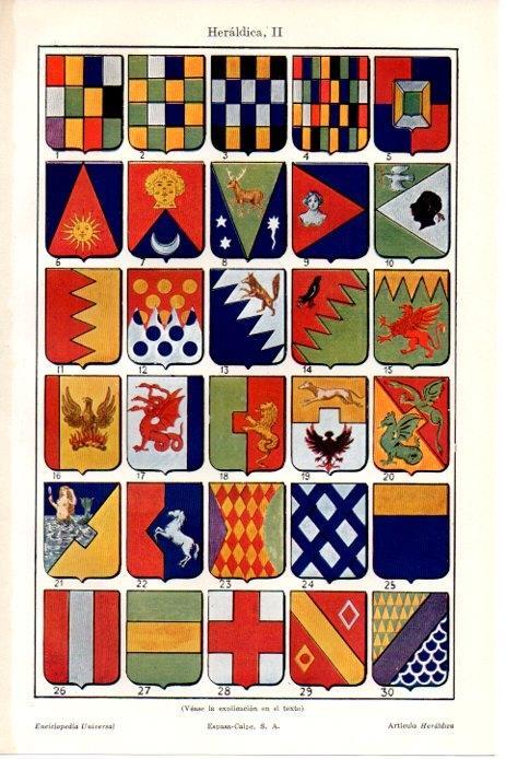 LAMINA V08616: Heraldica II
