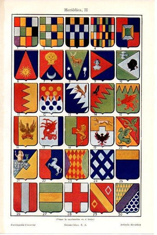 LAMINA V08616: Heraldica II