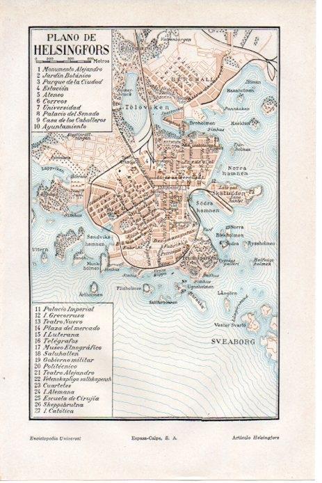 LAMINA V08600: Plano de Helsingfors
