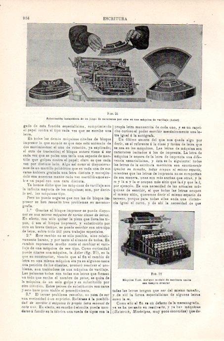 LAMINA V08224: Maquina de escribir Yost