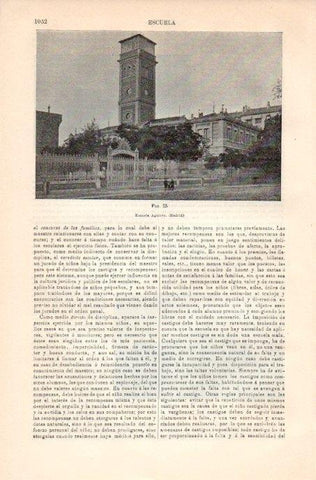 LAMINA V08193: Escuela Aguirre en Madrid