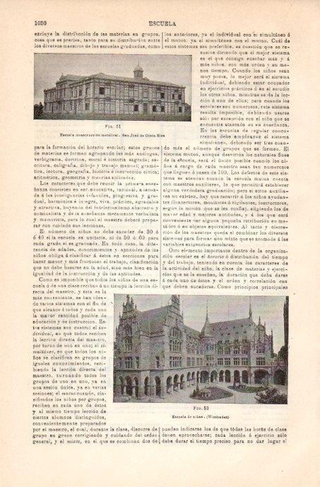 LAMINA V08194: Escuela de niños en Wiesbaden