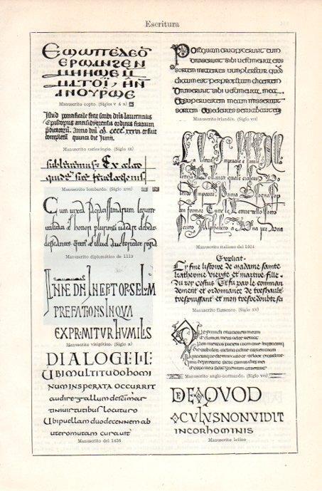 LAMINA V08227: Manuscritos