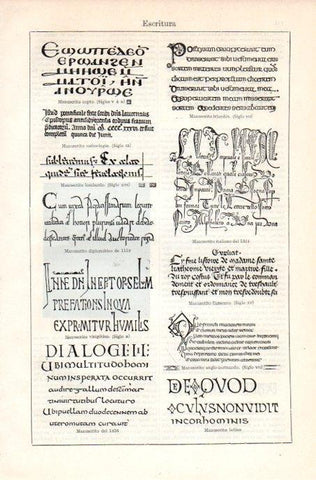 LAMINA V08227: Manuscritos