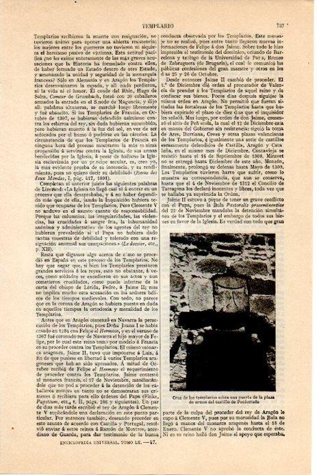 LAMINA V08254: Cruz de los templarios del Castillo de Ponferrada 