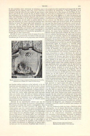 LAMINA V08239: Telon de boca de B. Planella