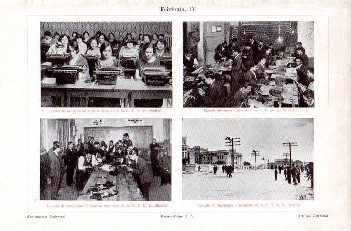 LAMINA V08121: Escuelas de Telefonica