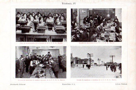 LAMINA V08121: Escuelas de Telefonica