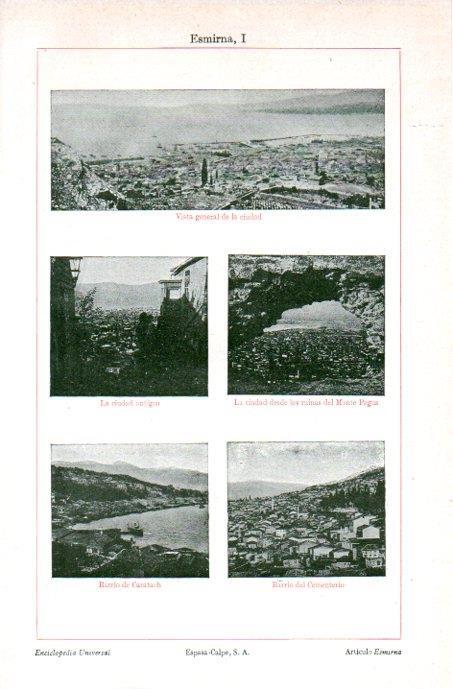 LAMINA V08127: Vistas de Esmirna, Turquia
