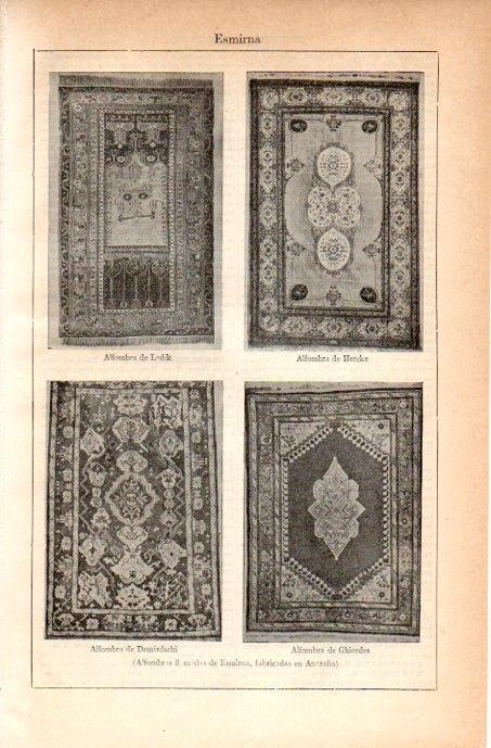 LAMINA V08128: Alfombras de Esfirma, Turquia