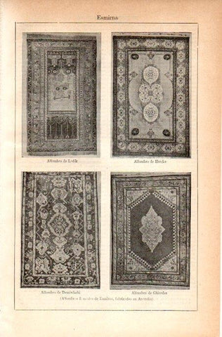LAMINA V08128: Alfombras de Esfirma, Turquia