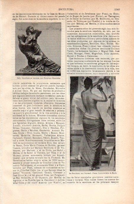 LAMINA V08167: La escultura, por Layrand