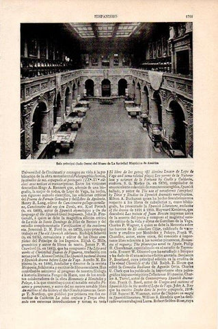 LAMINA V08702: Museo de La Sociedad Hispanica de America