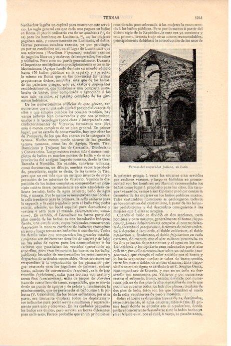 LAMINA V08358: Termas del emperador Juliano en Paris