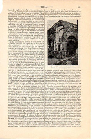 LAMINA V08358: Termas del emperador Juliano en Paris